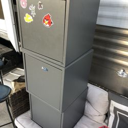 Cabinet With Door Dark Gray Cube 