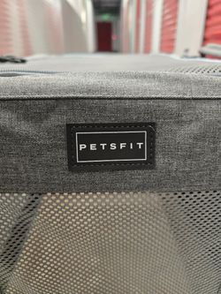 Petsfit Foldable Travel Dog Crate / Pet Carrier – Grey