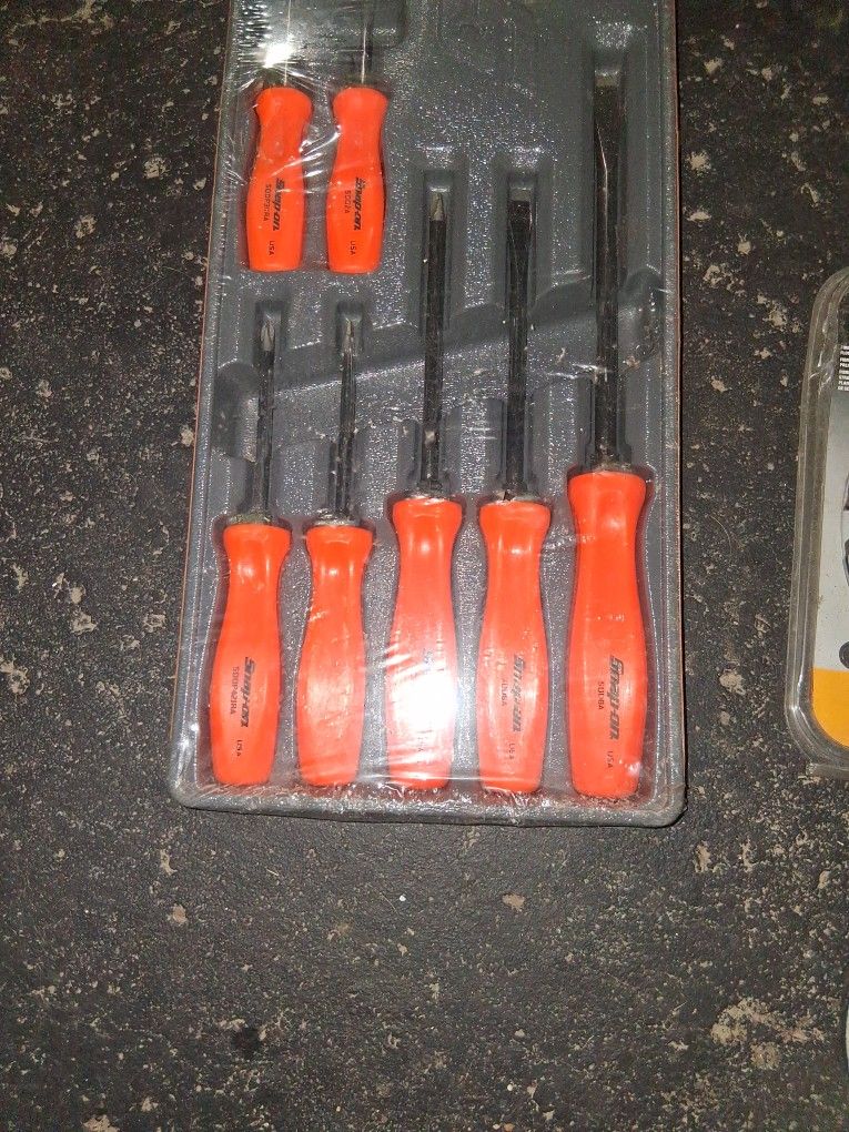 Snap-on 7 Piece Combination Screwdrivers Set
