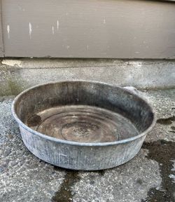 Vintage Galvanized Utility Pan 16" x 4"