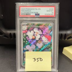 2023 Pokémon Paladin Maushold Illustration Rare PSA 10