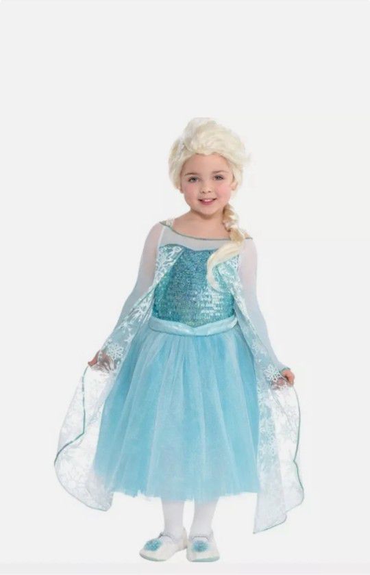 Girls Princess ELSA Costume