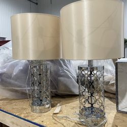 Pair Of Lamps 24” H