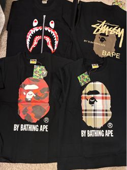 Bape tees size medium
