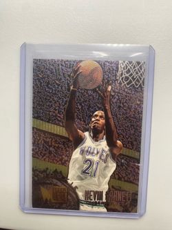 Kevin Garnett Fleer Metal Rookie Basketball Card