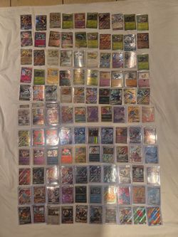 110 Pokemon Cards + a lot of "bulk"