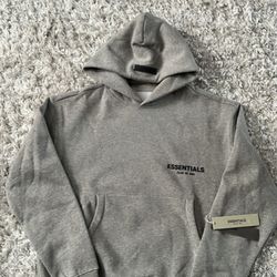 Dark oatmeal essentials hoodie