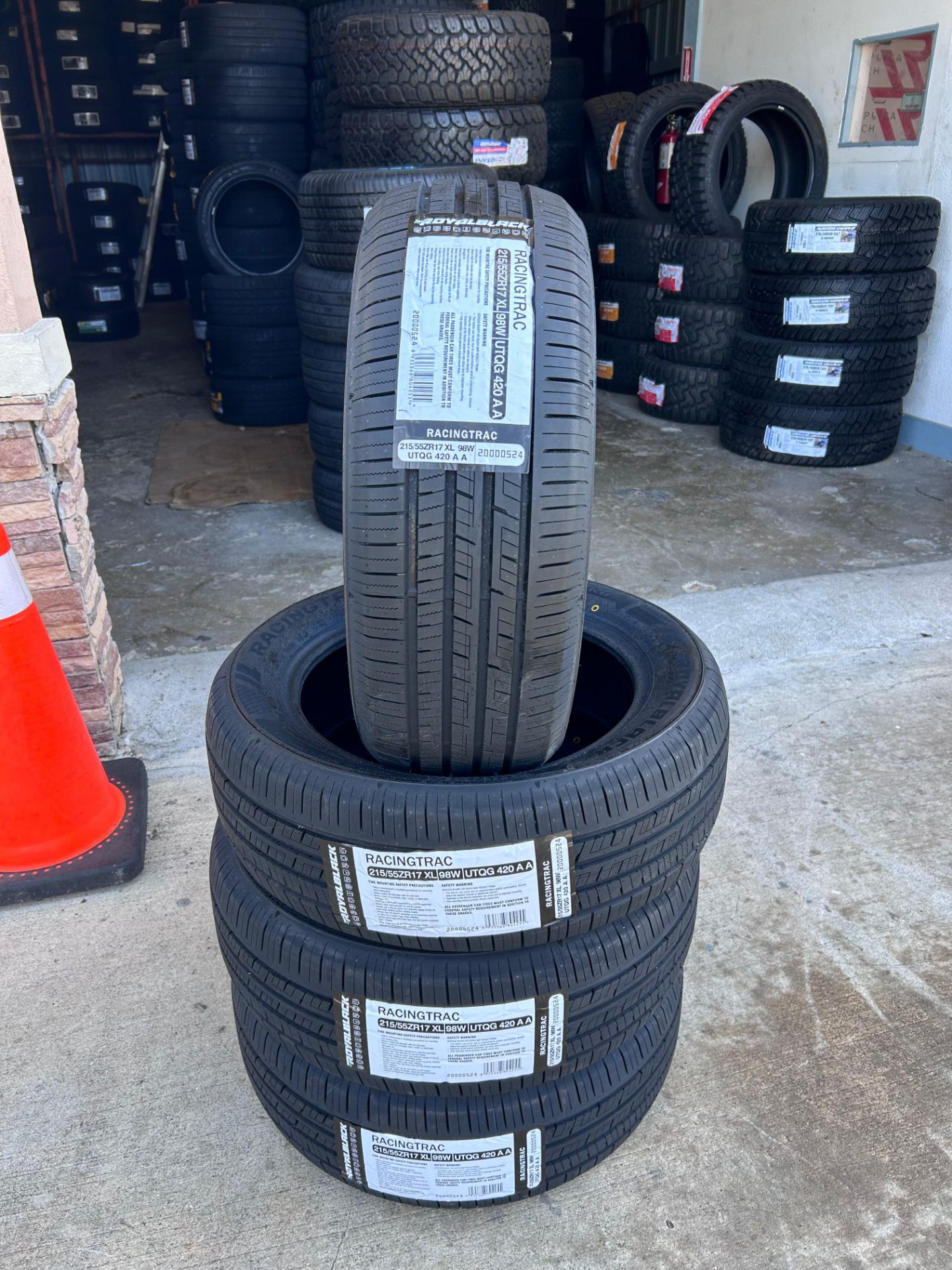215/55ZR17 RoyalBlack RacingTrac Tires – FREE Installation & Balancing 215/55/17