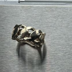 14K Gold Cuban Link Ring 