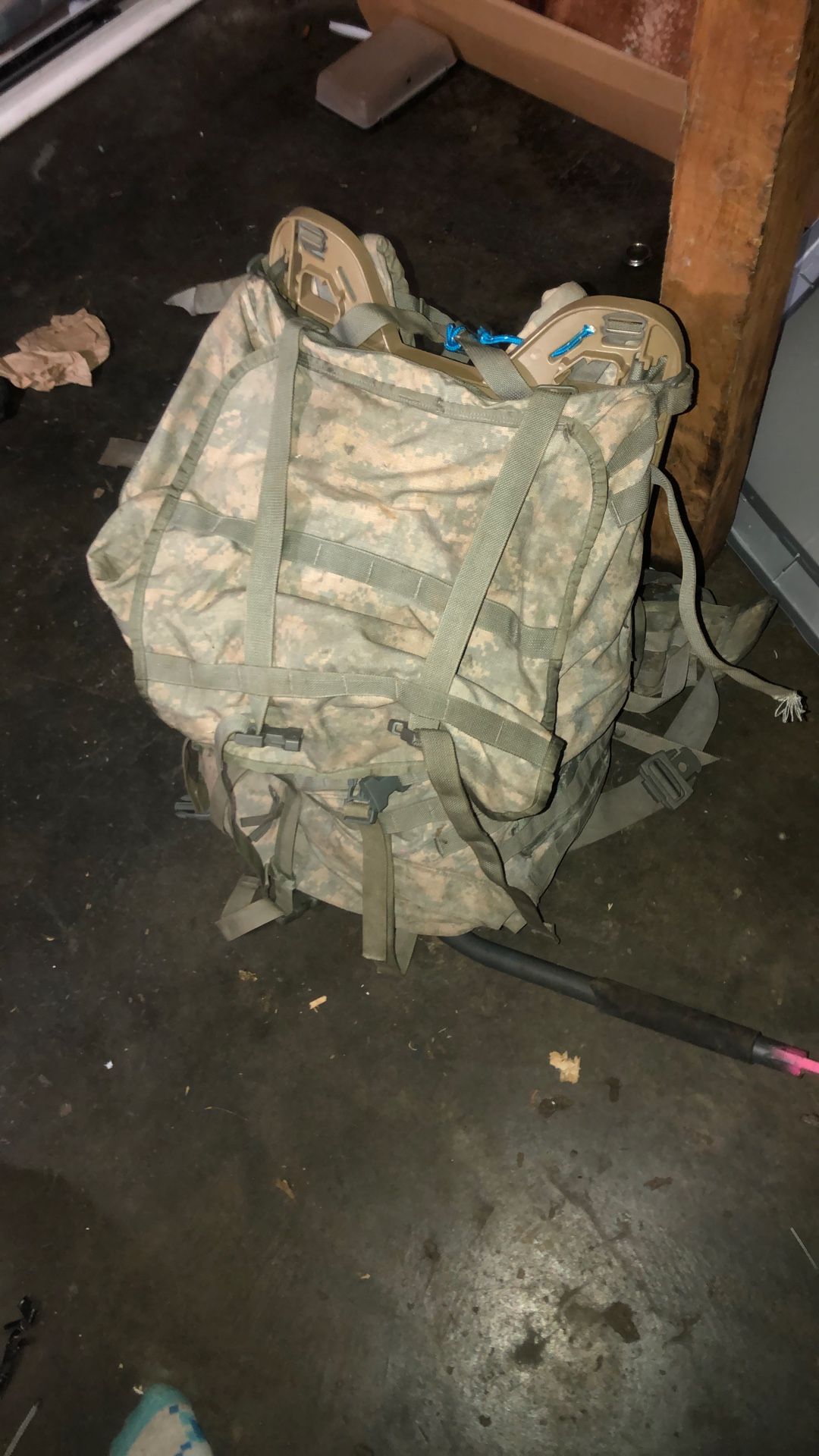 Almost New Huge Army Backpack