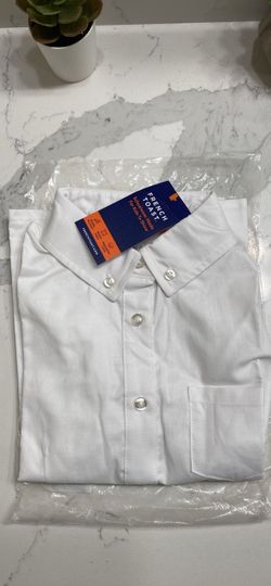 French Toast Kids White Button-Down Shirt