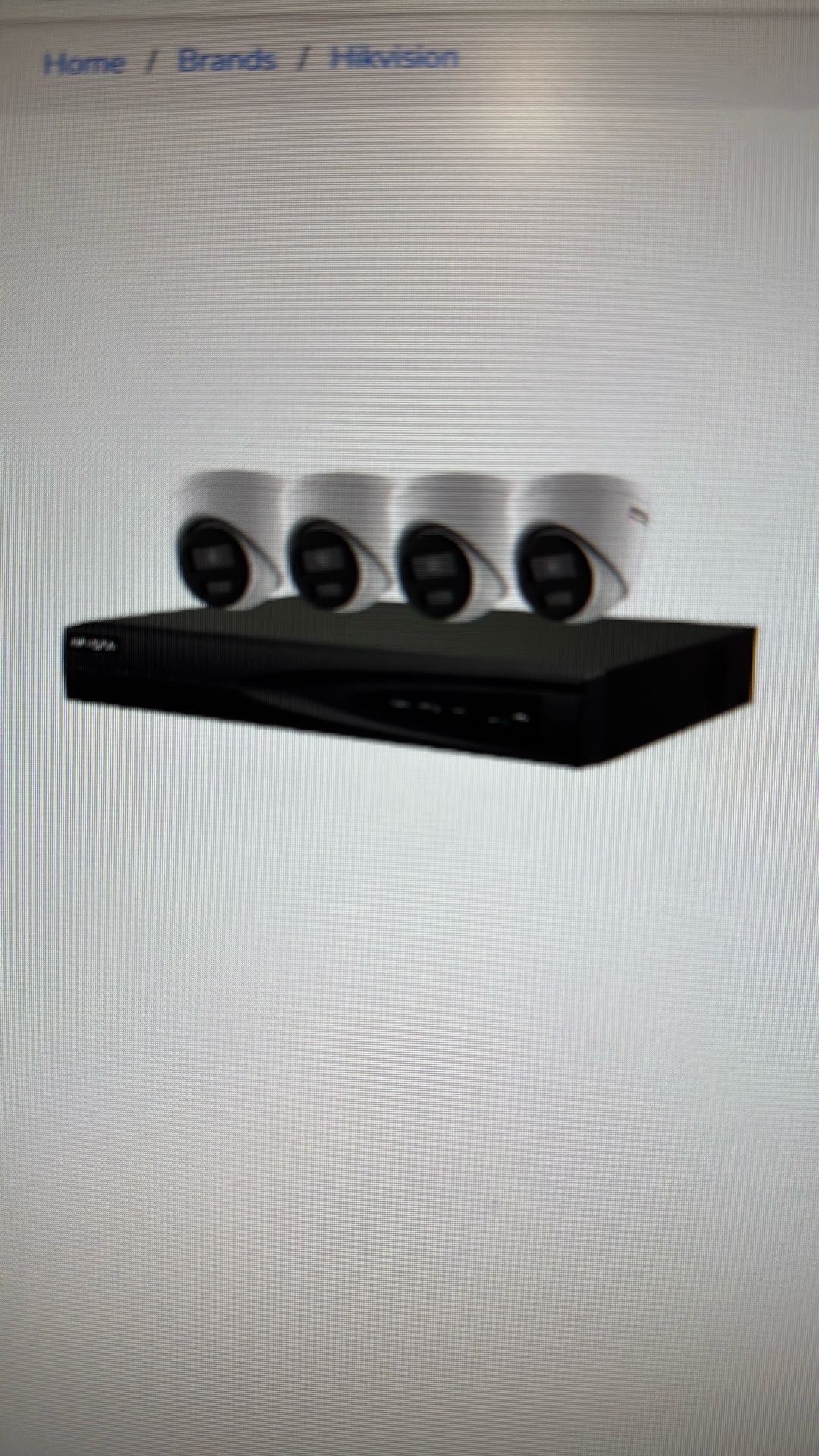 Hikvision 5 Piece IP CCTV Kit