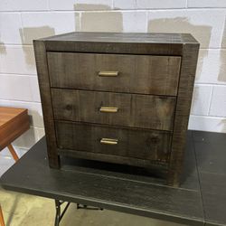 Karl Home Nightstand With Charging Station! Brand New!