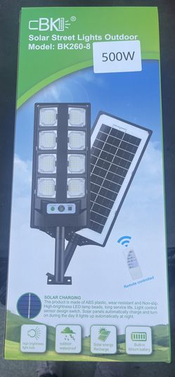 CBK Solar Sensor Light BK260-8 | Remote Controlled, 29cm