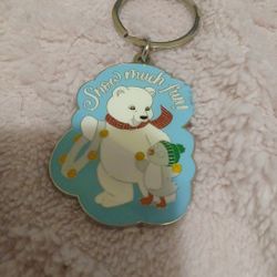 Hallmark Snow  Much Fun Keychain 