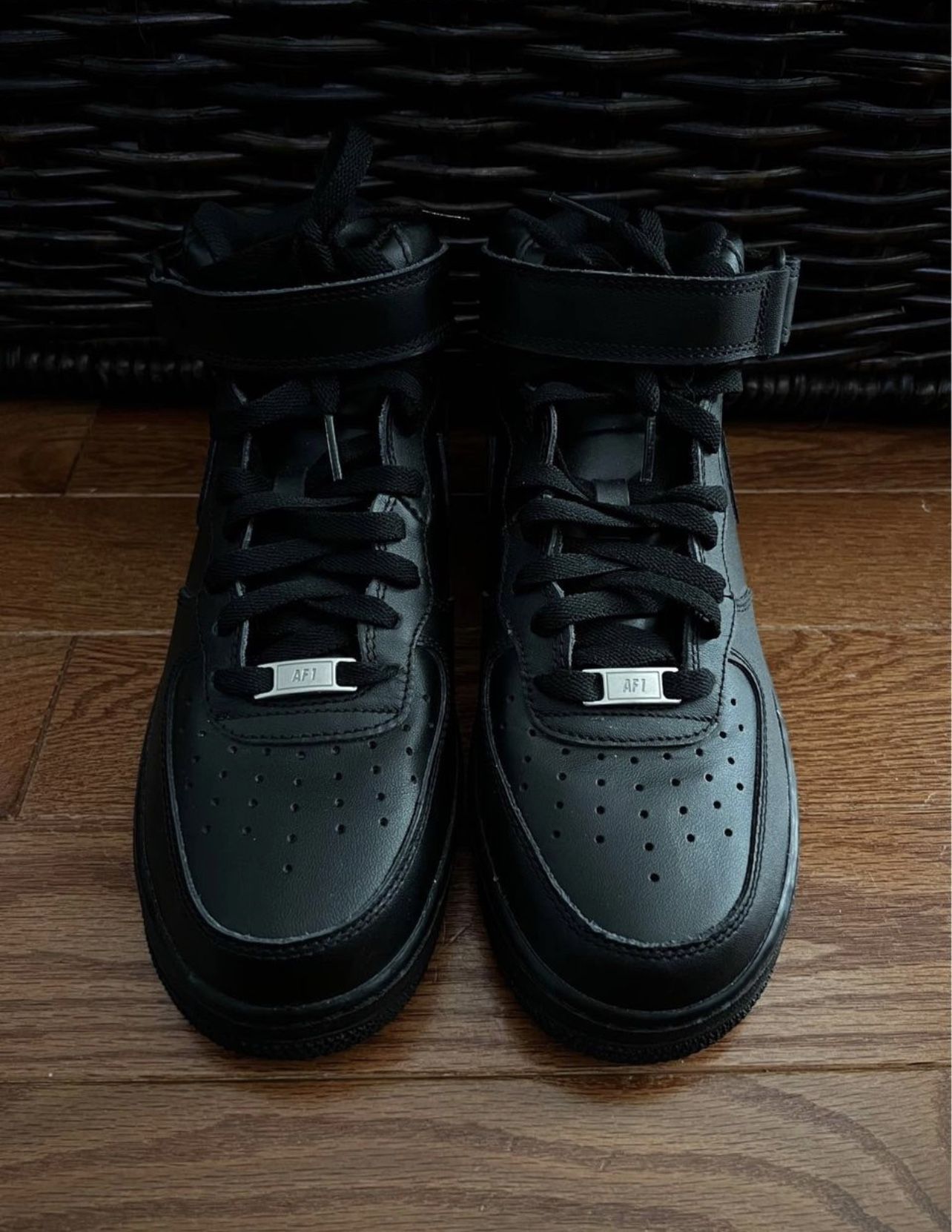 nike air force 1 box black