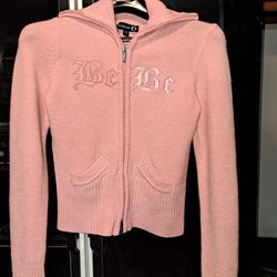 Bebe Sweater Double Zipper 