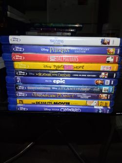 Lot of 10 Disney & Family Blu-rays