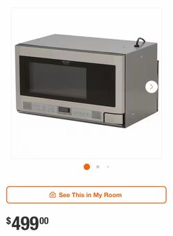 Sharp 24" 1.5 cu. ft. Over-the-Counter Microwave Stainless Steel (R-1214-T