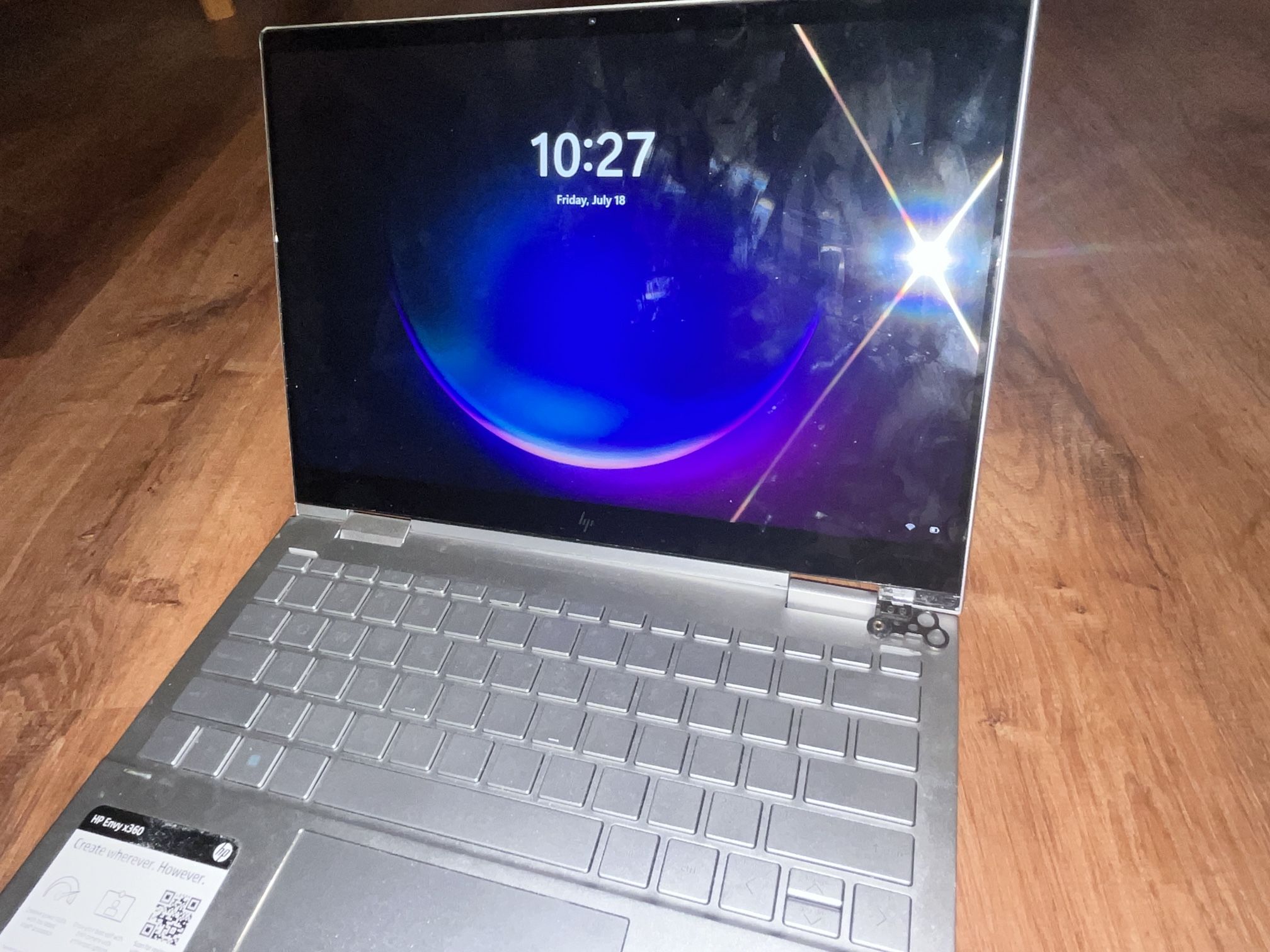 (READ DESC) Damaged HP ENVY x360 2-in-1 Laptop 13-bf0013dx