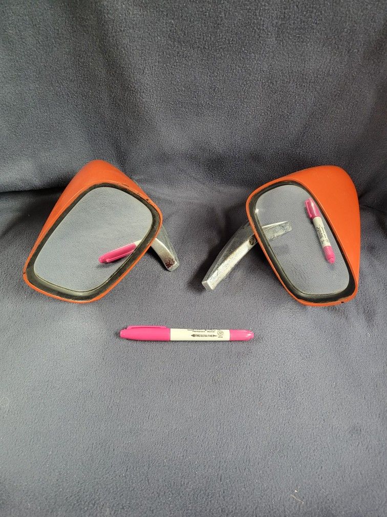 Set Of Side Mirrors For 70s Muscle Car