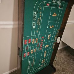 Portable Mini Craps Table