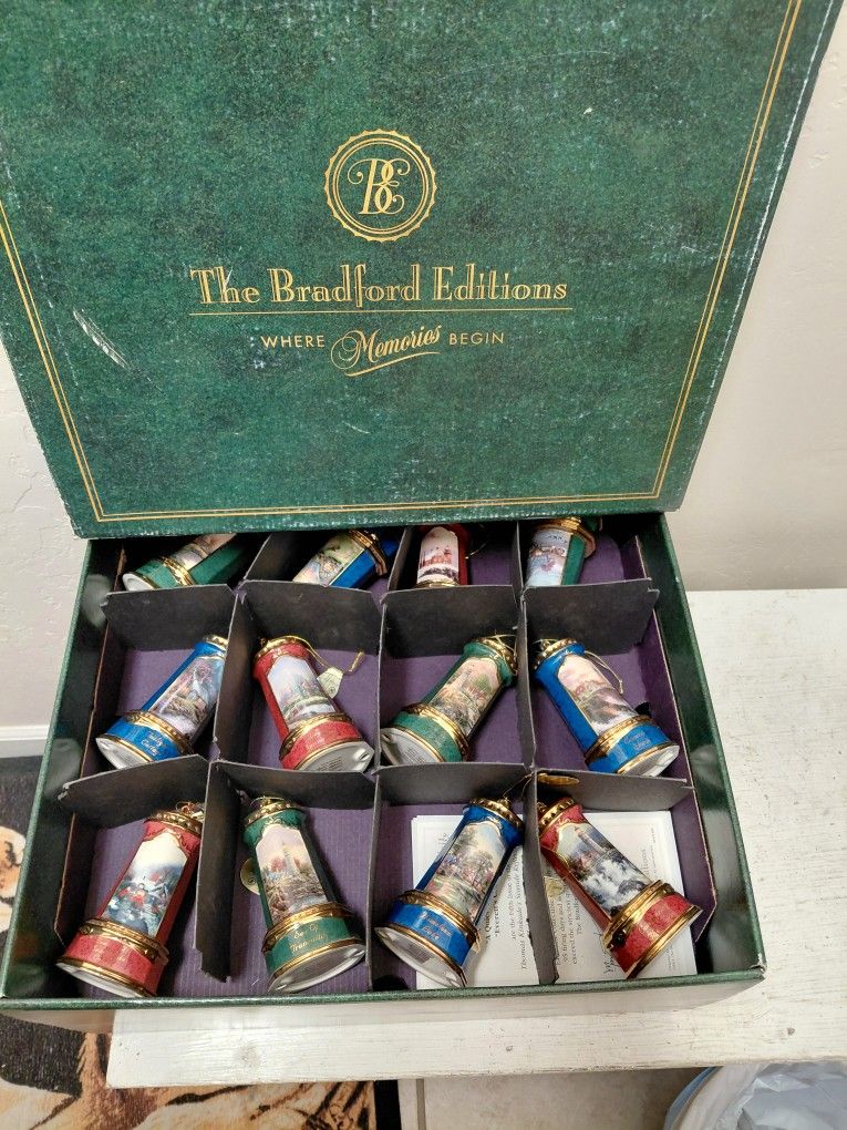 Thomas Kinkade Lighthouse Ornaments