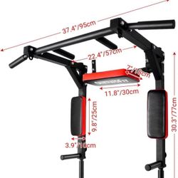 2 in 1 wall mounted dip and pull up bar $50