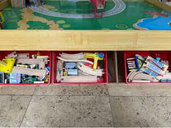Kids’ Play Table & Train Set