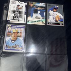 Milwaukee Brewers Baseball Cards 