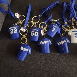 Dodgers keychain