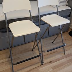 Ikea bar chairs - set of 2