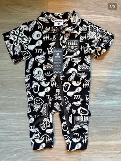 New Rebel Bro. Cool Kid Baby jumpsuit 3-6M