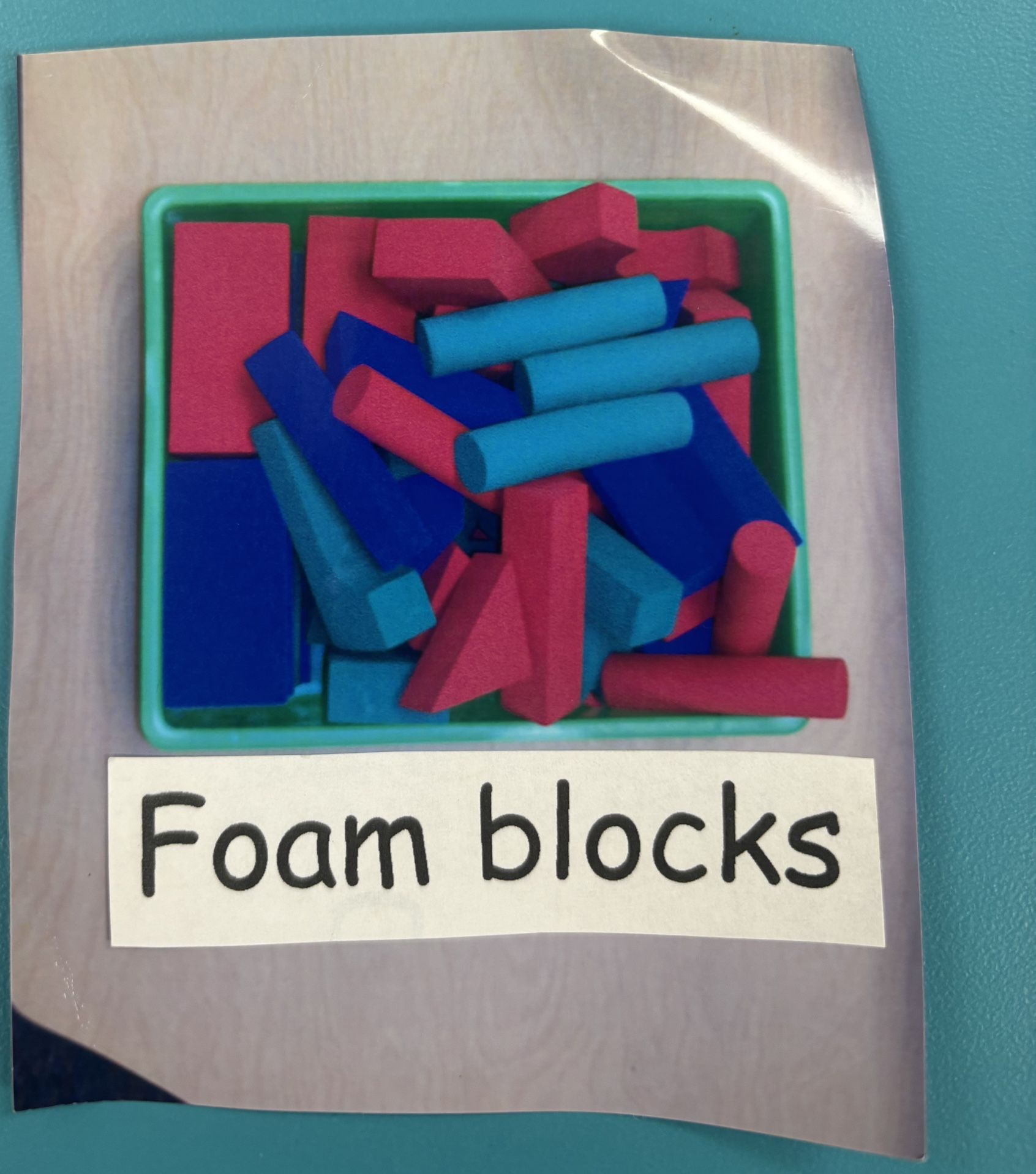 10 Shapes Large Foam 3-D Pieces