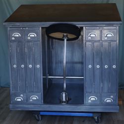 Refurbished Antique Drafting Table 