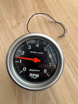 Tach Tachometer for sale. Works like new !!!! 😊👍✅🇺🇸