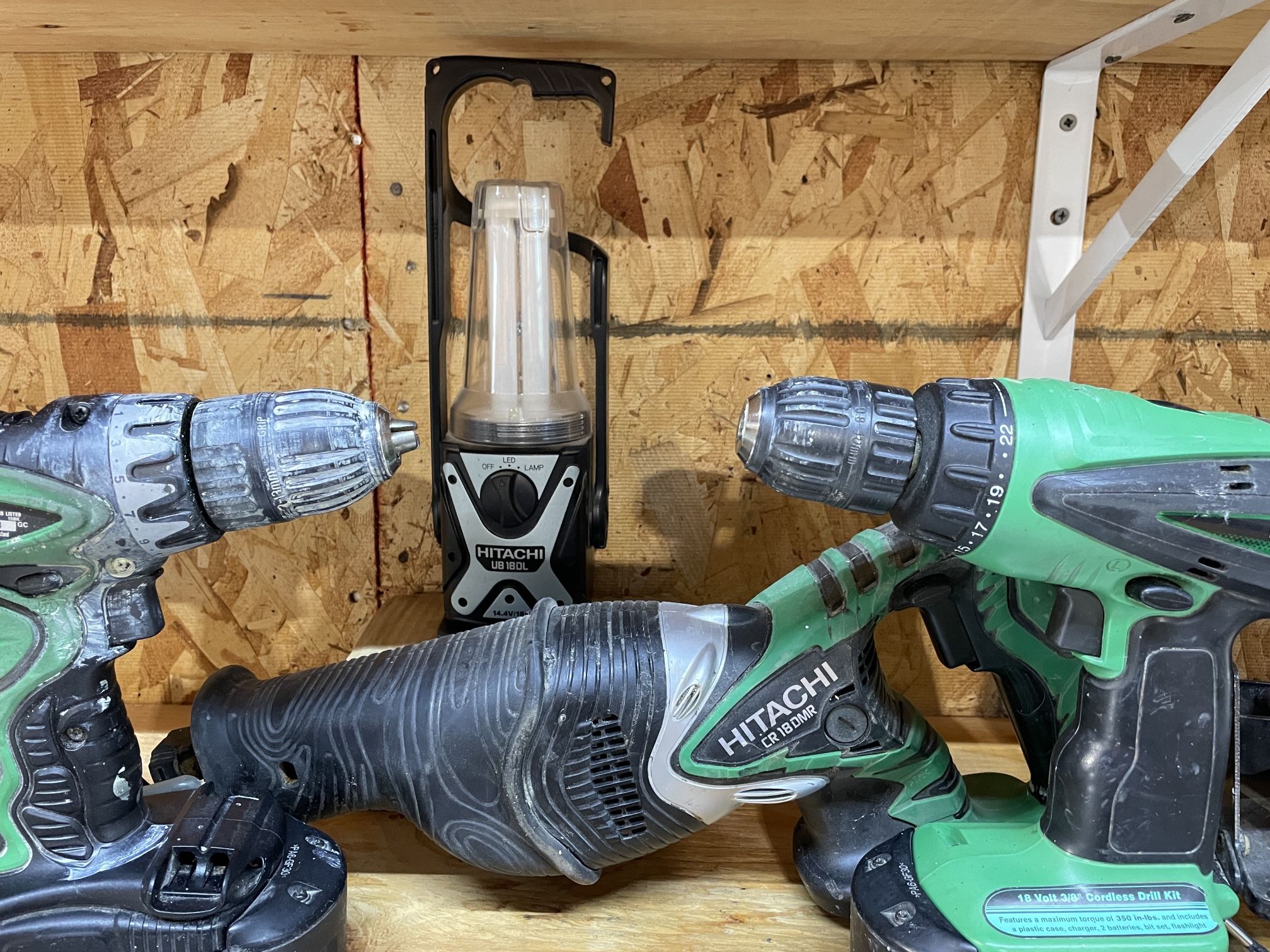 Hitachi 18v Cordless Tool Set With Bag.