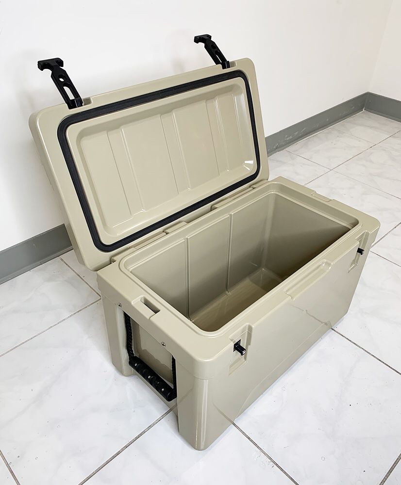 New $70 Heavy-Duty 40qt Ice Box Cooler w/ Cup Holder & Carry Handle 24”x13”x15”