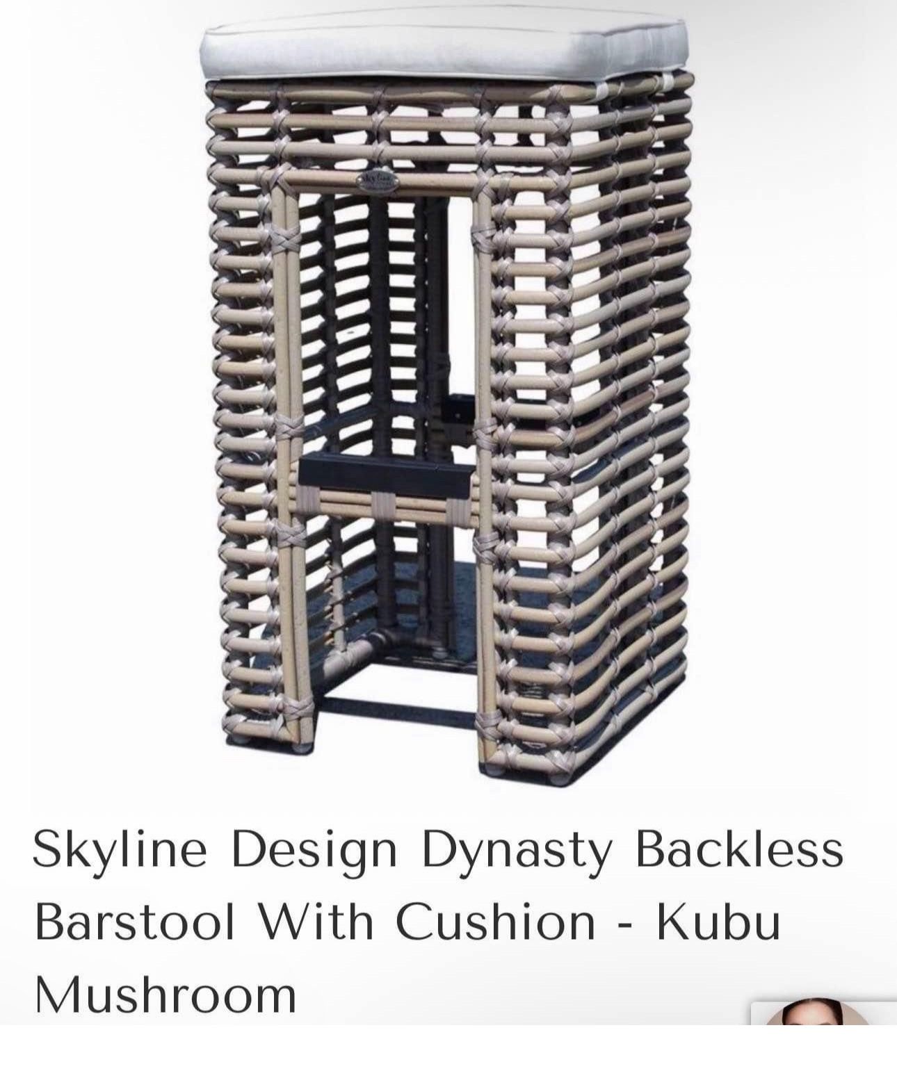 Skyline High End Outdoor Stools / Restaurant/ Cafe / Pub Chairs Stools Qty 50