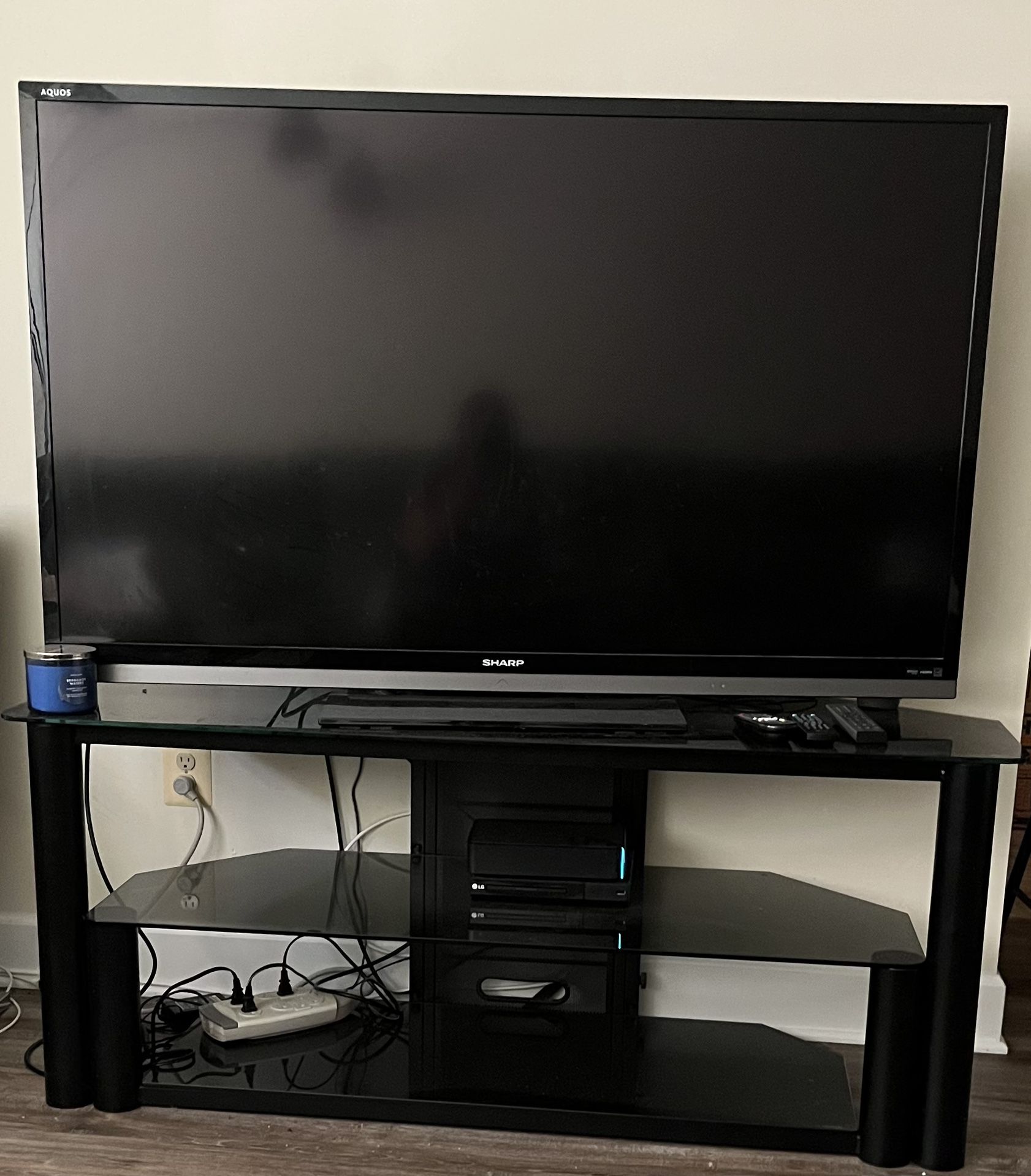 60” TV and Stand
