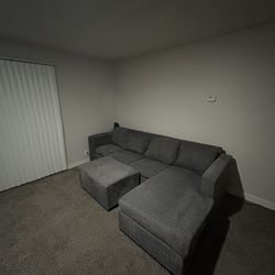 Grey Sectional Couch 
