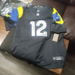 Los Angeles Rams Nacua Black Jersey
