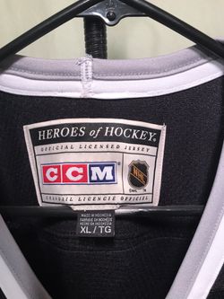 Men's CCM Wayne Gretzky Black Los Angeles Kings Heroes of Hockey Authentic  Throwback - Jersey