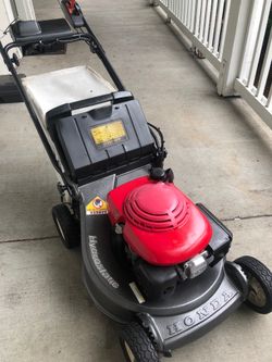 Honda masters 5.0 self-propelled, electric start lawnmower hydrostatic drive