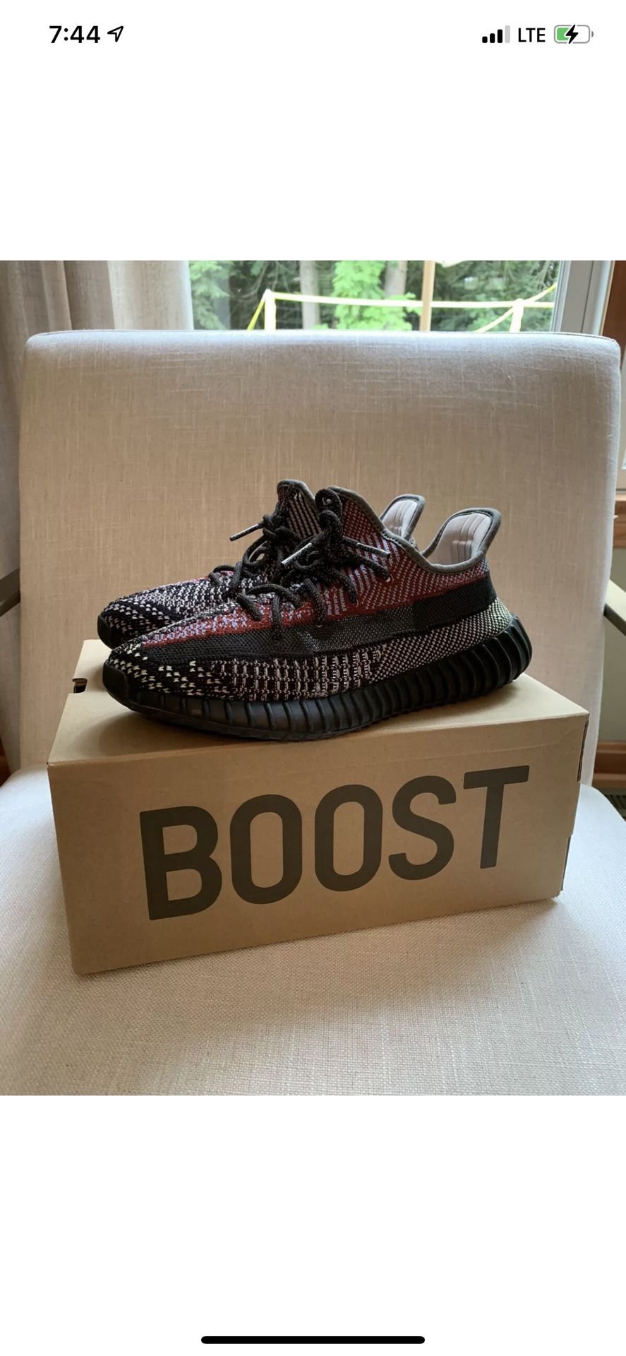 Adidas Yeezy Boost 350 V2 Yecheil Non-Reflective Size 7.5