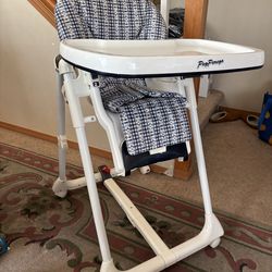 Peg Perego High Chair (Teddy Bear Print)