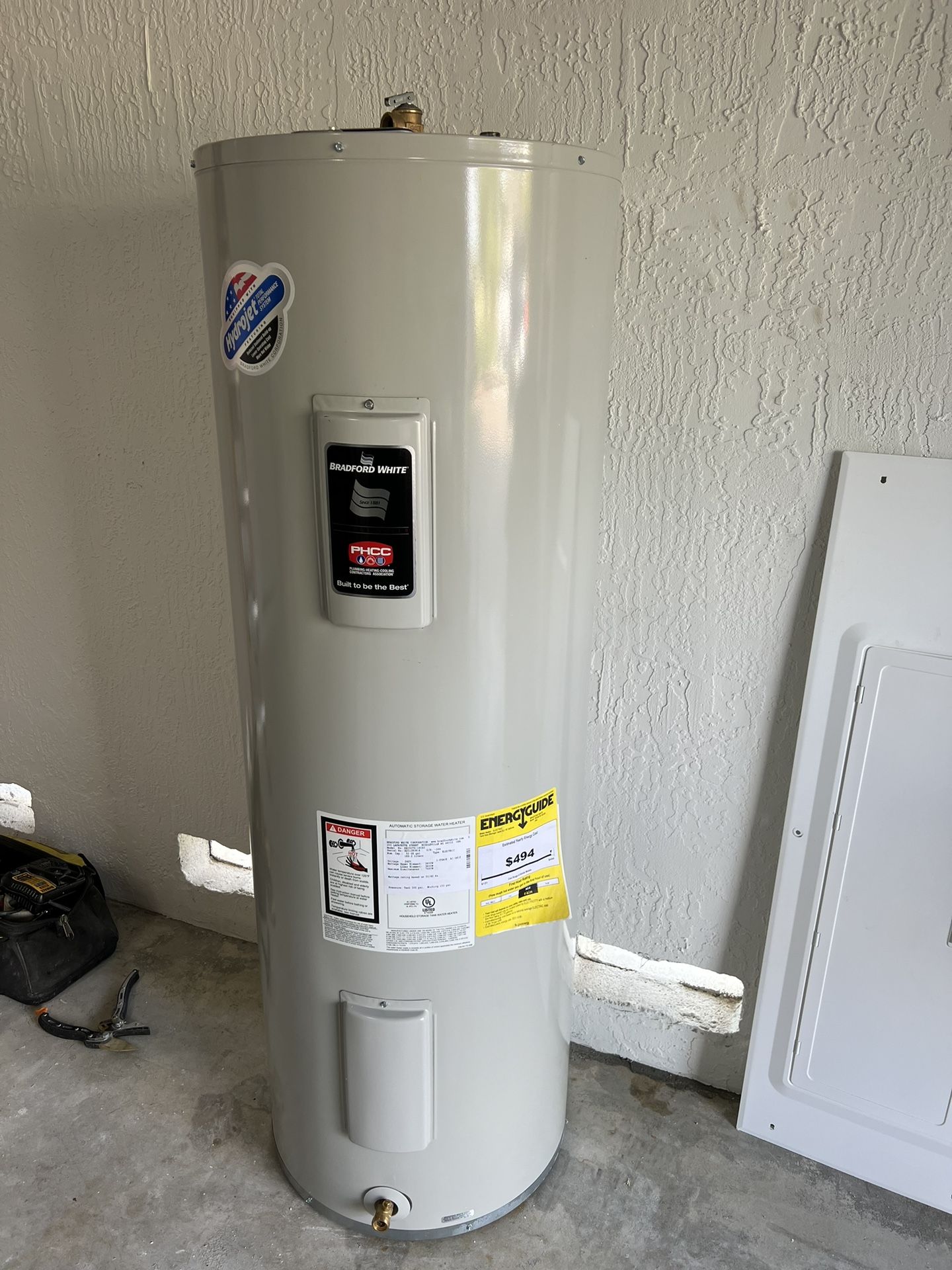 Bradford White 12 Gal Electric Water Heater 50 Gallon Electric