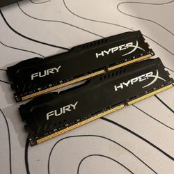 hyperx FURY 8x2 gigabytes ram