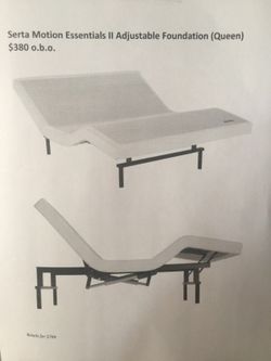 Serta Motion Essentials II Adjustable Foundation (queen)