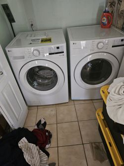5 mo New LG Washer N Dryer...set